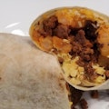 Egg, Veggie Chorizo and Potato Burrito 