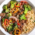 Thrive Impossible Beef and Broccoli Bowl