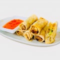 Fried Veggie Spring Rolls