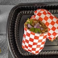 Chicken Birria Burrito y consome