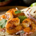 Grilled shrimp taco