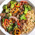 Impossible Beef and Broccoli Bowl