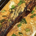Blackened Salmon and Grits
