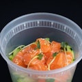 Cucumber Sunomono with Salmon