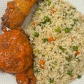 Rice Plate with Plantain