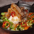 Vietnamese Grilled Pork Sausage Salad