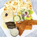 Seitan Gyro Platter