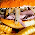 Roast Beef Sandwich with Fries