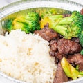 Beef Broccoli and Jasmine Rice