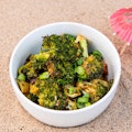 Roasted Broccoli with Ginger Garlic Sauce