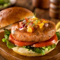 Salmon Burger Combo