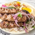 2. Beef Lule Kabab Plate