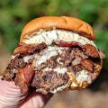 bacon blue cheese burger