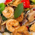 Seafood Stir-Fry with Thai Basil