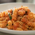 Shrimp zucchini pasta