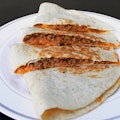 GROUND BEEF QUESADILLA-Ground Beef and Cheese