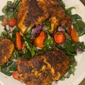 Grilled Salmon Salad