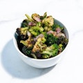 Roasted Broccoli with Ginger Garlic Sauce