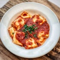 Cheese Ravioli with Marinara