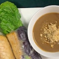 A5. Forbidden Black Rice Tofu Spring Rolls