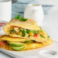 Breakfast quesadilla wrap