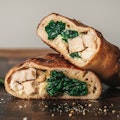Chicken and Spinach Calzone