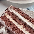 Chocolate Cookie Dough Marshmallow Cake