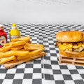Mac Burger W/ Fries