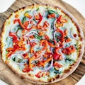 Gluten Reduced Vegan Pie Pizza