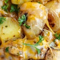 Seasoned Diced Potatoes With Cheese Side