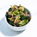 Roasted Broccoli with Ginger Garlic Sauce