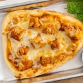 Chicken Tikka Naan Pizza