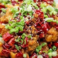 J2. Braised Crispy Chicken with Red Chili Oil