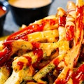 Sauced up Fries  (100% plant-based)