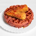 Vegan Spicy Fried Chick Un and Waffles