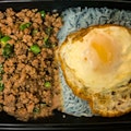 Krapow Beef Over Rice With Fried Egg