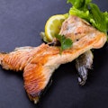 Grilled Salmon Collar
