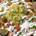 Large Asada Loaded Nachos