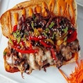 Bull Go Gi Cheesesteak Sandwich