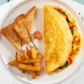 Chicken Fajitas Omelette