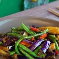 Eggplant with Green Beans