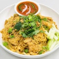Burmese Garlic Noodle (Tofu/ Pork/ Chicken/  Duck/Shrimp)