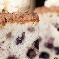 Slice of Blueberry Coffee Cake