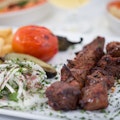 3. Beef Shish Kabab Plate
