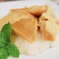 Sweet Sticky Rice with Thai Taro Custard
