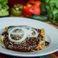 Enchiladas en Mole Poblano