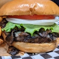 Mushroom Swiss Burger
