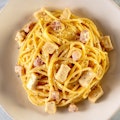 Spaghetti Carbonara with Chicken 