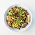 Impossible Beef and Broccoli Bowl