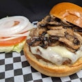Mushroom Swiss Veggie Burger